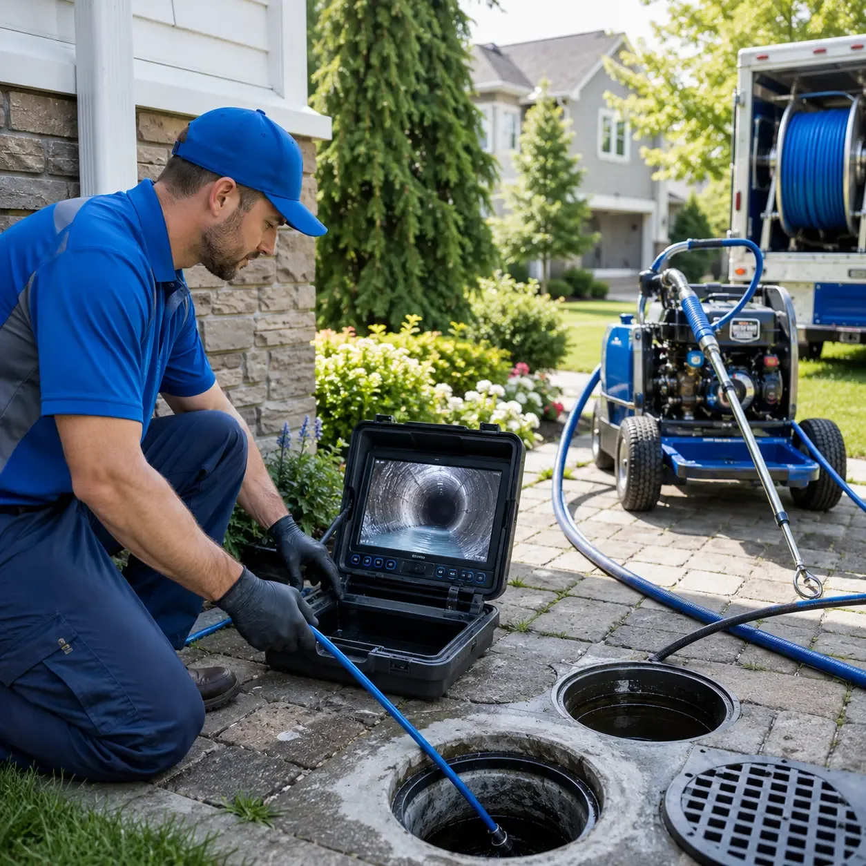 Outdoor drain cleaning professionals serving Council Hill, OK